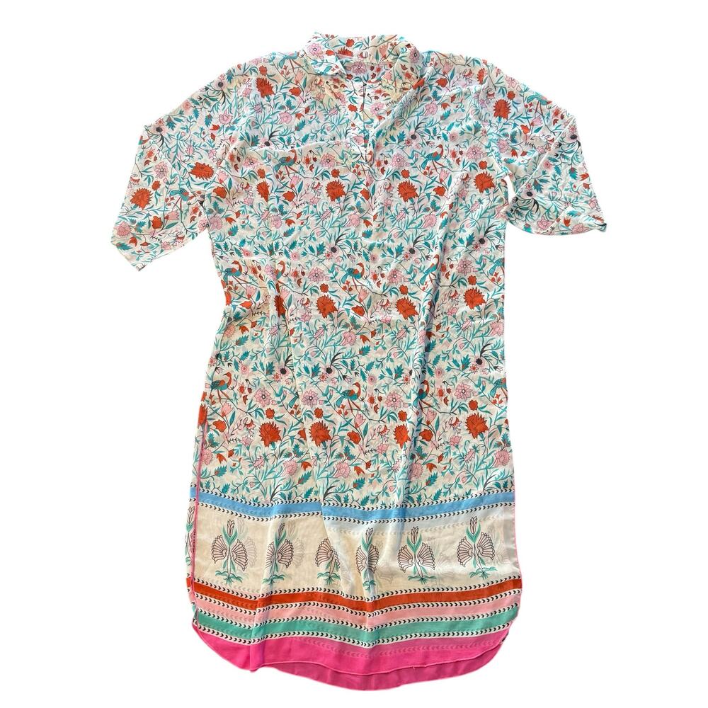 Amazon Brand Women’s beach/pool coverup, maxi, floral, one size